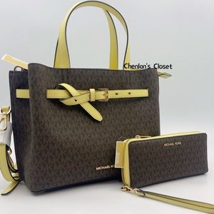 🌼NeW! Michael Kors Emilia LG Satchel Set